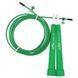Скакалка для кросфіту "Cima" довжина 3м, ручка PVC, зеленого коляру PVC-4/G фото