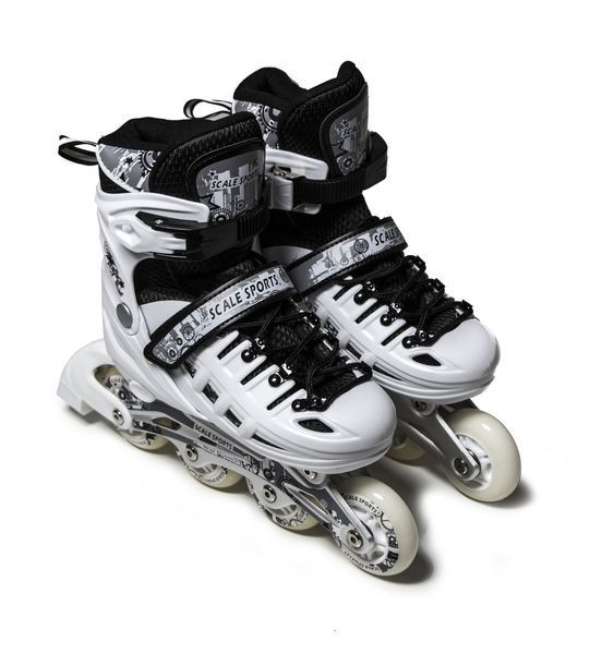 Дитячі ролики Scale Sports LF 905 Білі , розмір 34-37 1932601125-M фото
