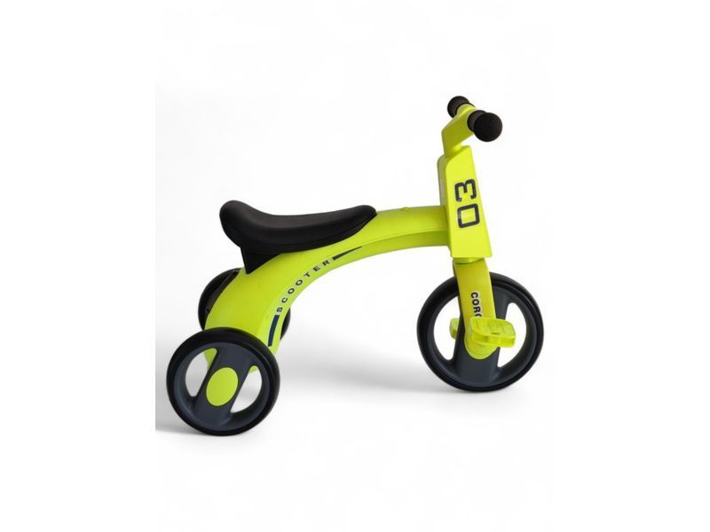 Дитячий велосипед-біговел Corgi 01 XLT916 з музикою та LED-підсвіткою Зелений XLT916 фото