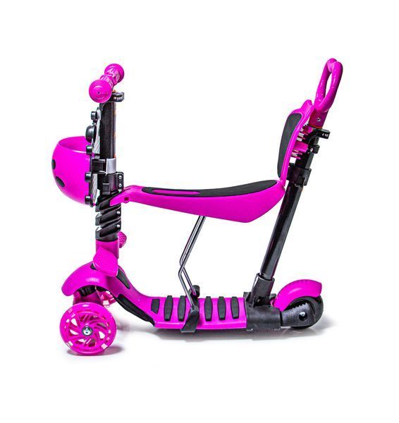 Самокат Scooter "Сонечко" 5in1 Рожевого кольору 20459040 фото