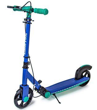 Дитячий самокат Scale Sports SS-19 для підлітків синій колір ручне гальмо для дітей від 4 років 259663522 фото