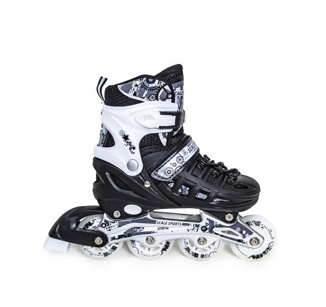 Розсувні ролики-ковзани 2в1 Scale Sport Чорні, розмір 29-33 1564908596-S фото