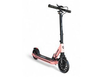 Дитячий двоколісний самокат Jin Tai Scooter Рожевий складаний з амортизатором і ручним гальмом 200 мм N129 фото