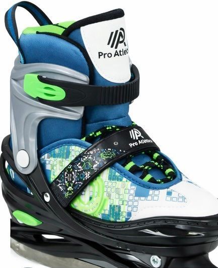 Дитячі ковзани Pro Atletico Kids Ice Comfort Бірюзові, р-р 34-37 Pro/2 фото