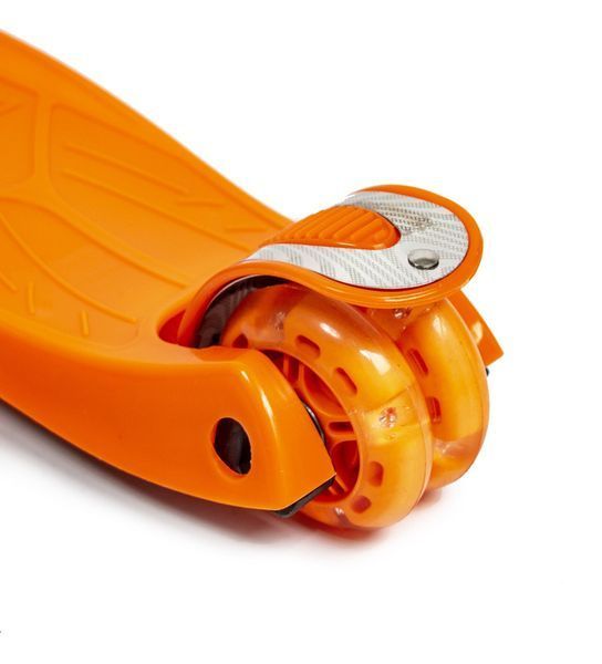 Дитячий самокат максі Orange колір колеса з підсвіткою 1453732955 фото