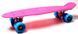 Скейт Penny Board Рожевий, на матових колесах 400415803 фото 3