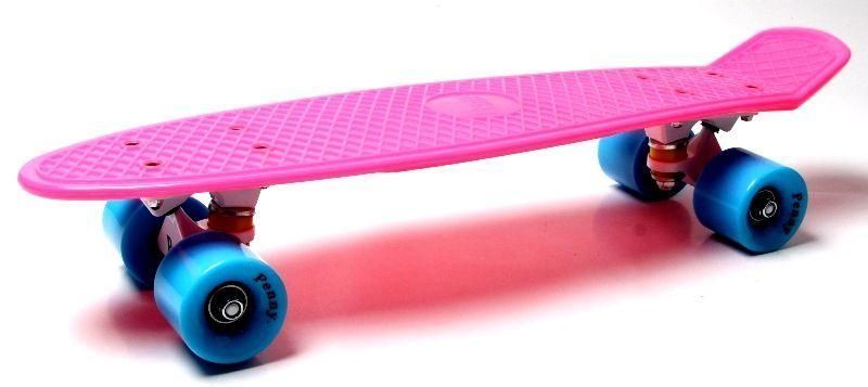 Скейт Penny Board Рожевий, на матових колесах 400415803 фото