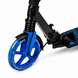 Самокат Rider Light Wheel Синій ,складаний зі колесами що світяться 200 мм, амортизатор, ручне і ножне гальмо до 100 кг Mar1129 фото 4