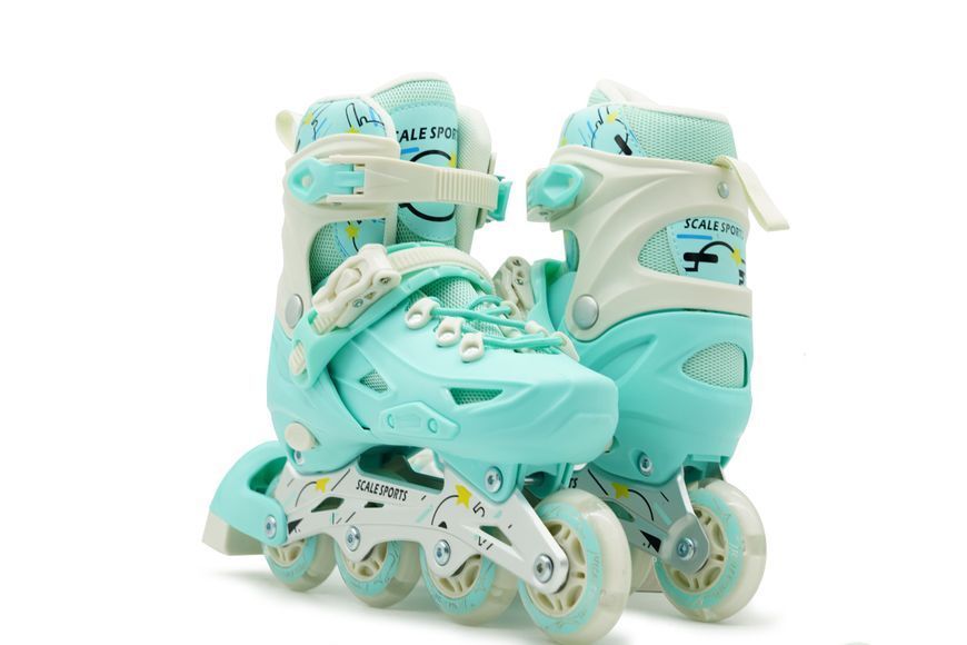 Дитячі ролики Scale Sports LF 605 Мятний колір розмір 34-38 1364961067 фото