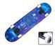 Скейтборд дерев'яний "FISH" із візерунком Skateboard "Heart Blue" алюмінієва підвіска колеса-поліуретан навантаження до 90 кг 657952259 фото