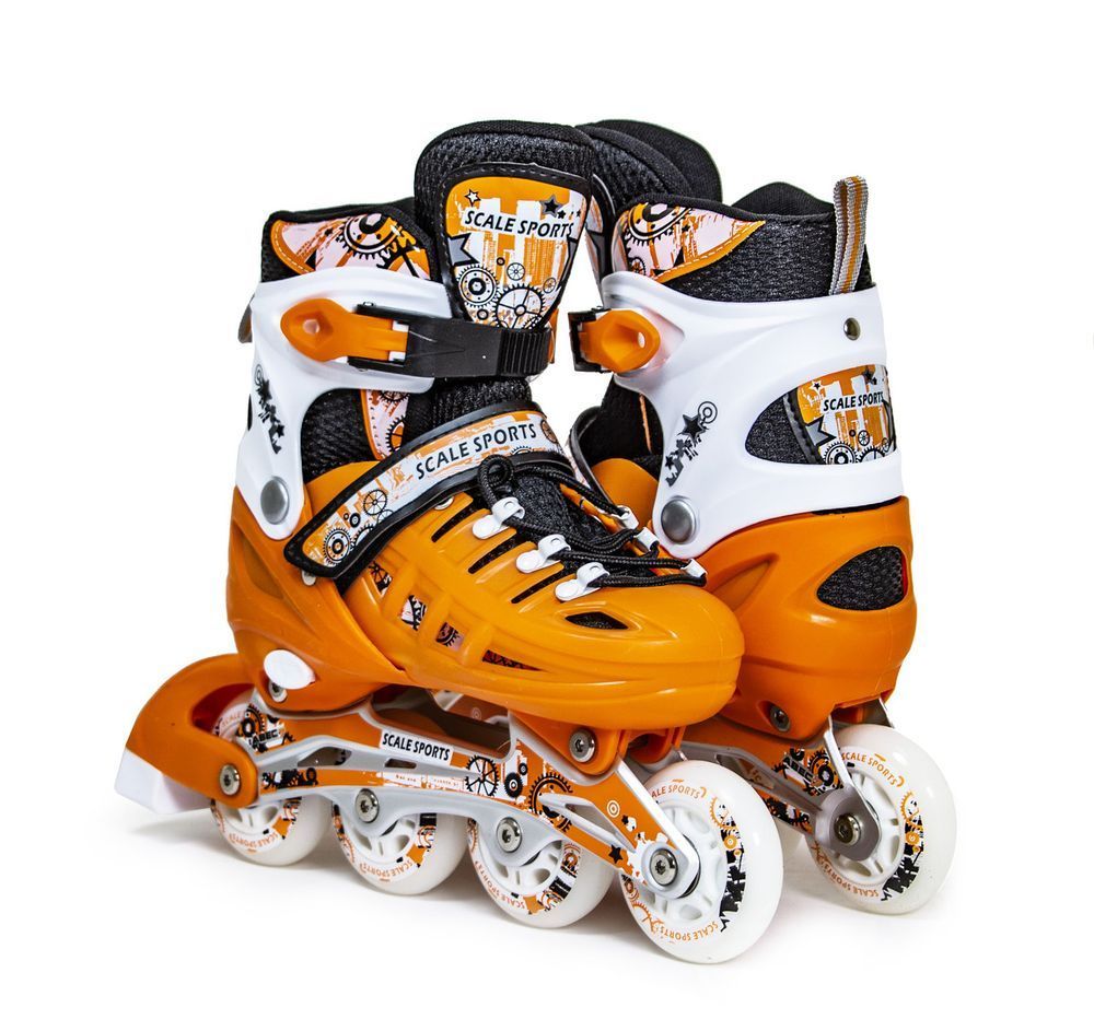 Дитячі ролики Scale Sports LF 905 Помаранчеві , розмір 38-42 954994693-L фото